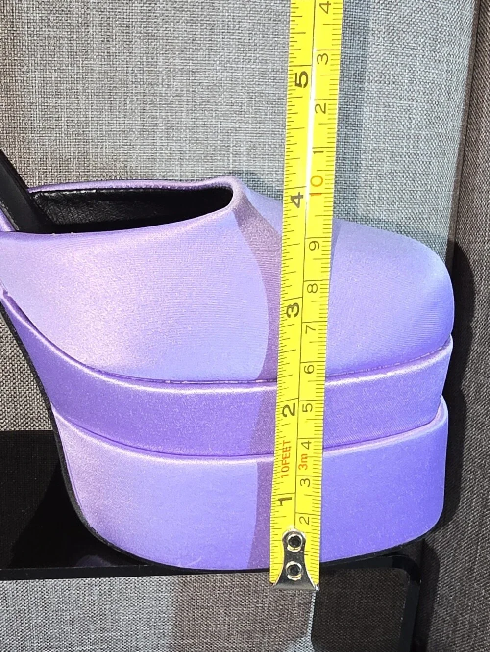 Unilady “Ava” Lilac Platform Mary Jane Chunky Heels – Size 6.5 – New in Box